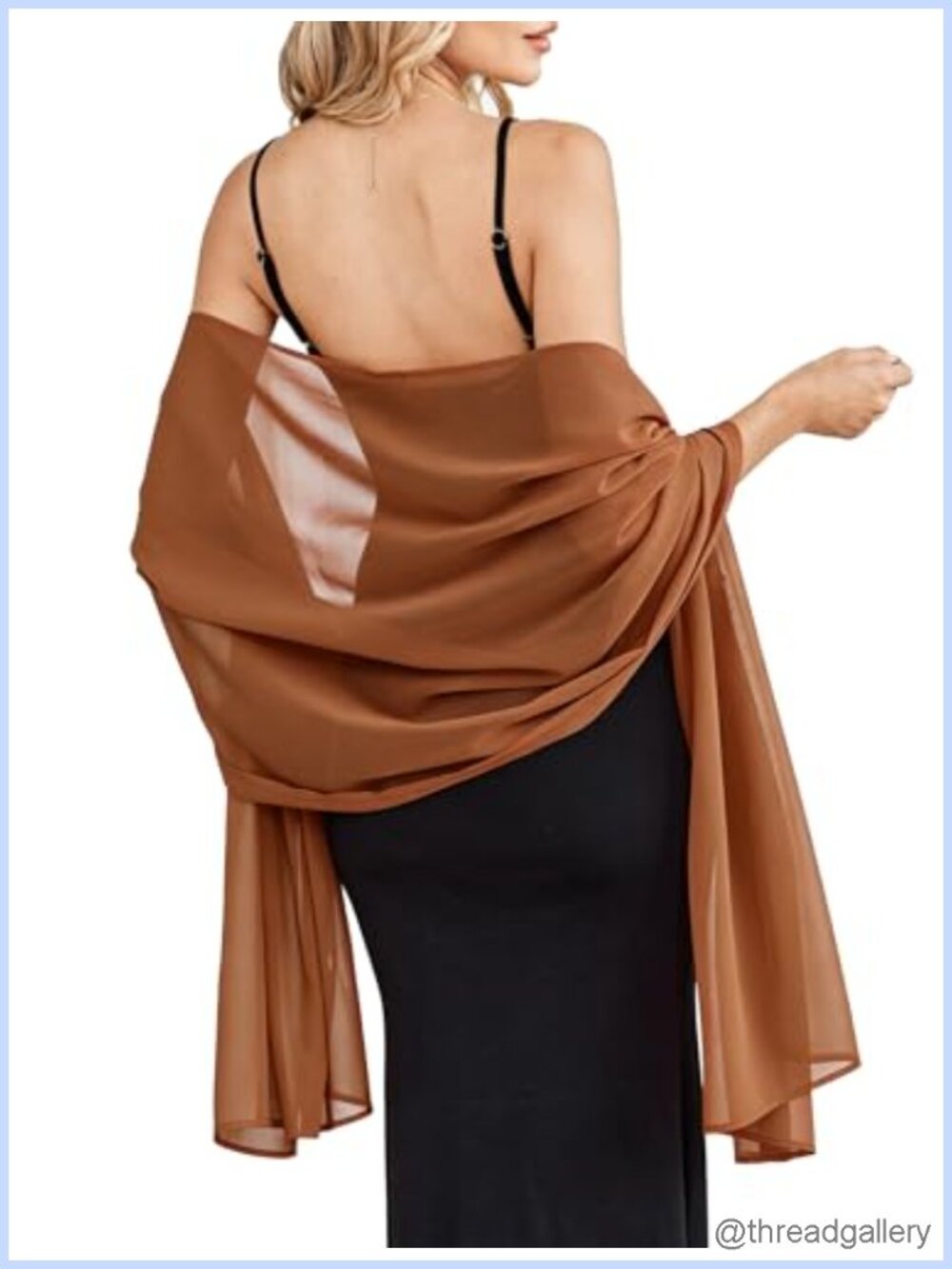 Chiffon Shawl Wrap Sheer Soft Lightweight Scarf Wedding Formal